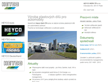 Tablet Screenshot of heyco.cz
